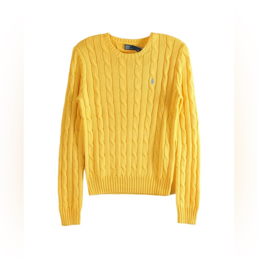 Polo Ralph Lauren yellow sweater size small